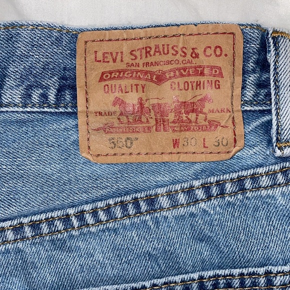 LEVIS 550 DENIM SHORTS - Picture 4 of 6